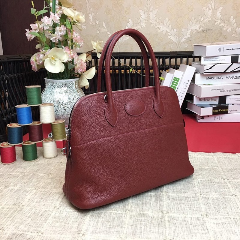 定番 エルメス ボリード31 偽物 エトープ シルバー金具 ero80369