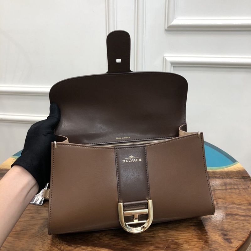 定番【DELVAUX 偽物】カーフスキン ブリヨン MM ショルダー ハンドa2024b 3サイズ Des63290