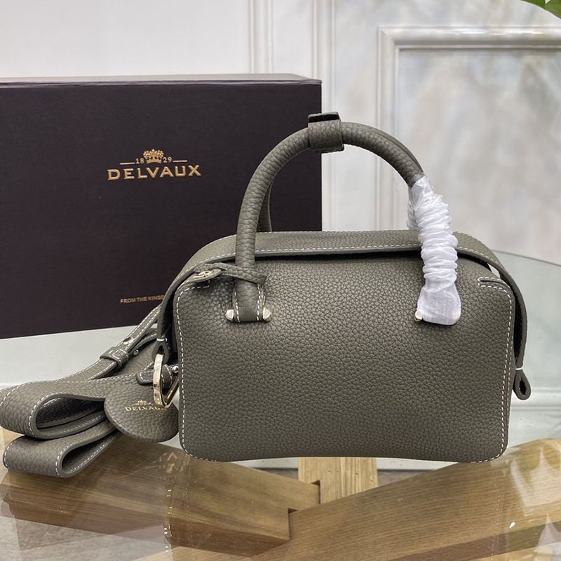 《大人気》DELVAUX 偽物◆Cool Box Mini ソフトグレインレザー製 ハンドa2024b Dee10502