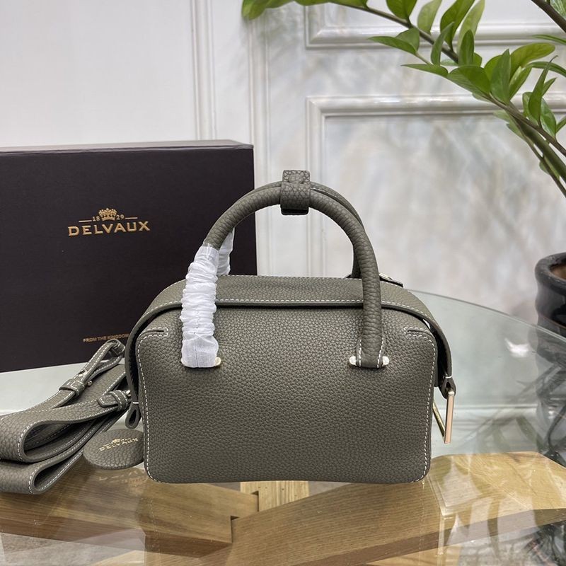 《大人気》DELVAUX 偽物◆Cool Box Mini ソフトグレインレザー製 ハンドa2024b Dee10502