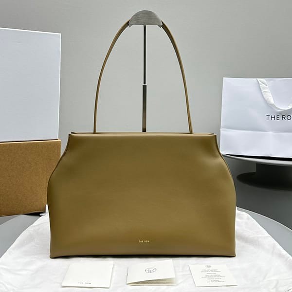 追跡付き 安いThe Row トートa2024b 偽物 Sienna leather tote 3色 zad90602