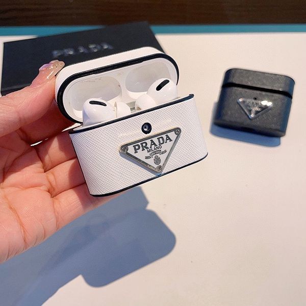 お洒落で可愛い プラダ レザー AirPods Proケース 偽物 puj21020