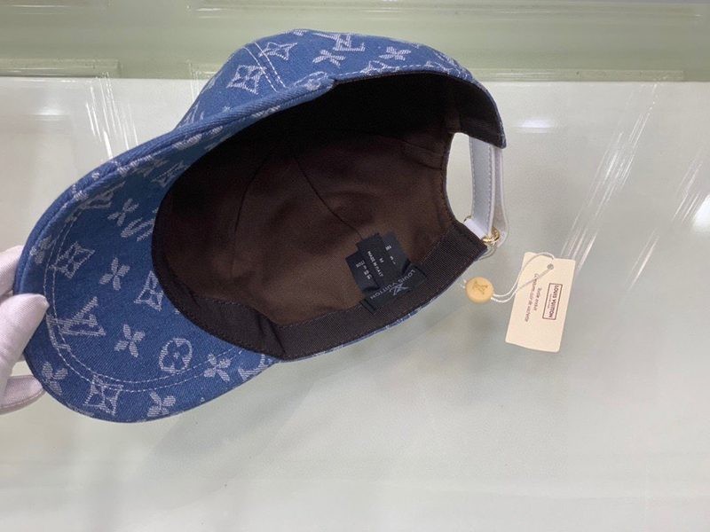 希少色シュプリーム ヴィトン キャップ 偽物 Perforated Camp Cap navy 2色 vub13408