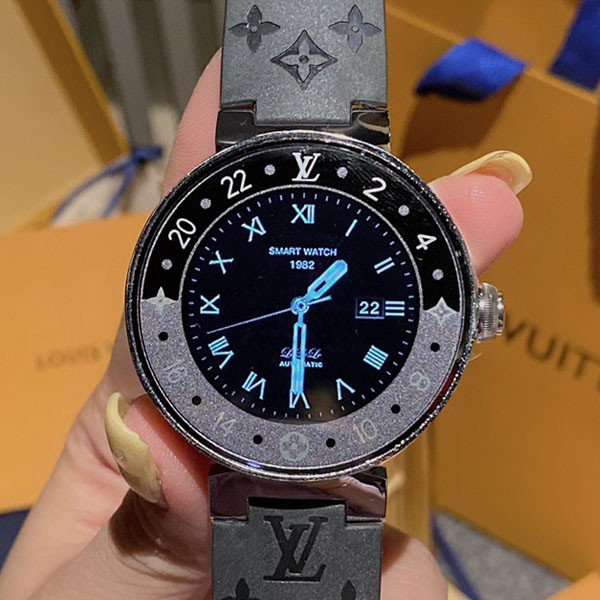 入手困難 ルイヴィトン スマートウォッチ 偽物フルタッチスクリーン 42mm vuh09134