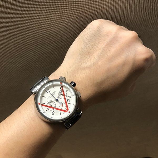 ルイヴィトン タンブール コピー クロノグラフ 42mm 入手困難品！ vuq11111