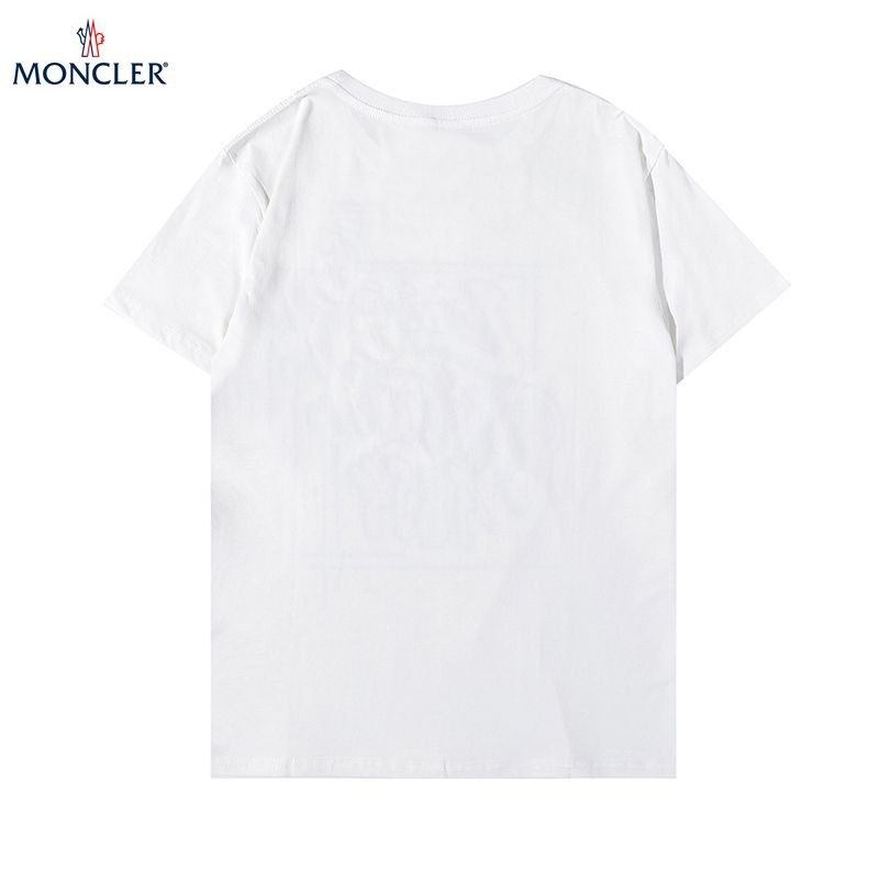 世界中で大人気♪モンクレール ダブルロゴ入りTシャツ 偽物 2色 mok37227