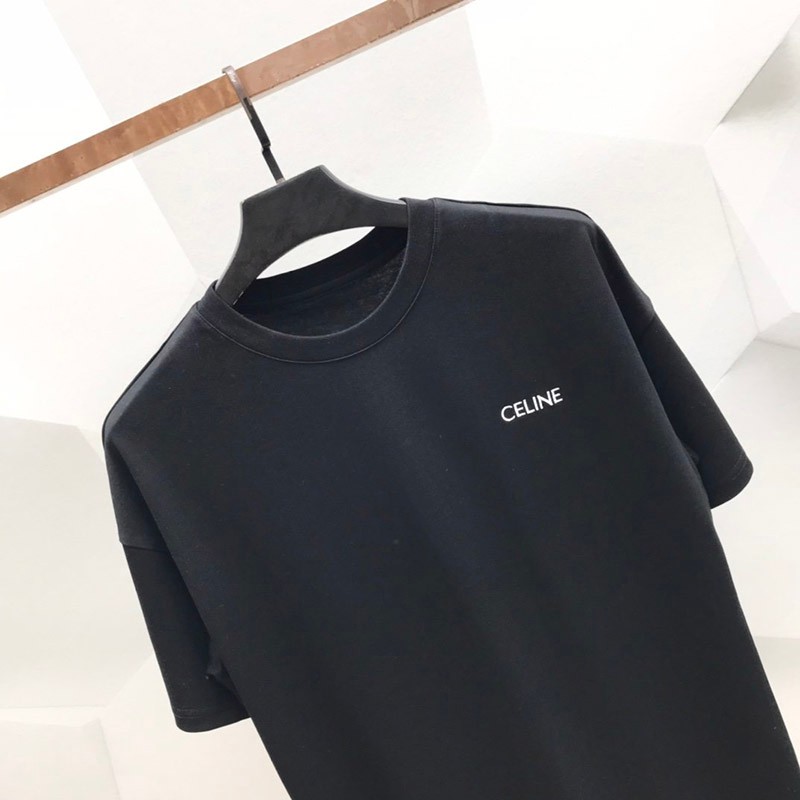 定番☆セリーヌ☆Tシャツ 偽物☆サントロペフロックコットン Cey32589