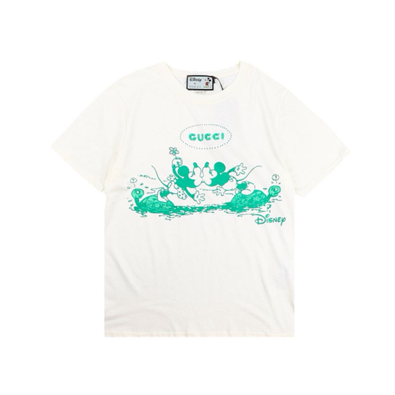 ☆超人気☆グッチ コットン Tシャツ コピー 半袖 ロゴ gup75443