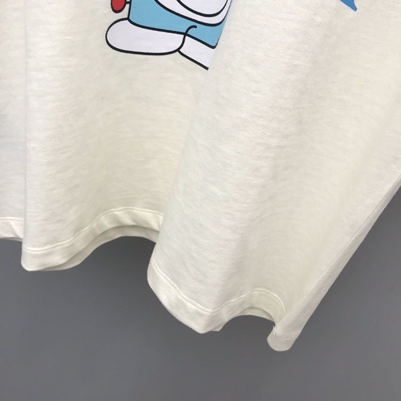 大人気！グッチxドラえもん 偽物★コラボ★オーバーサイズ Tシャツ gur56176