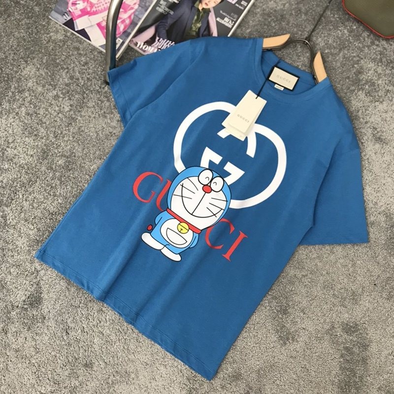 世界中で大人気♪グッチxドラえもん コピー★コラボ★オーバーサイズ Tシャツ gut14628