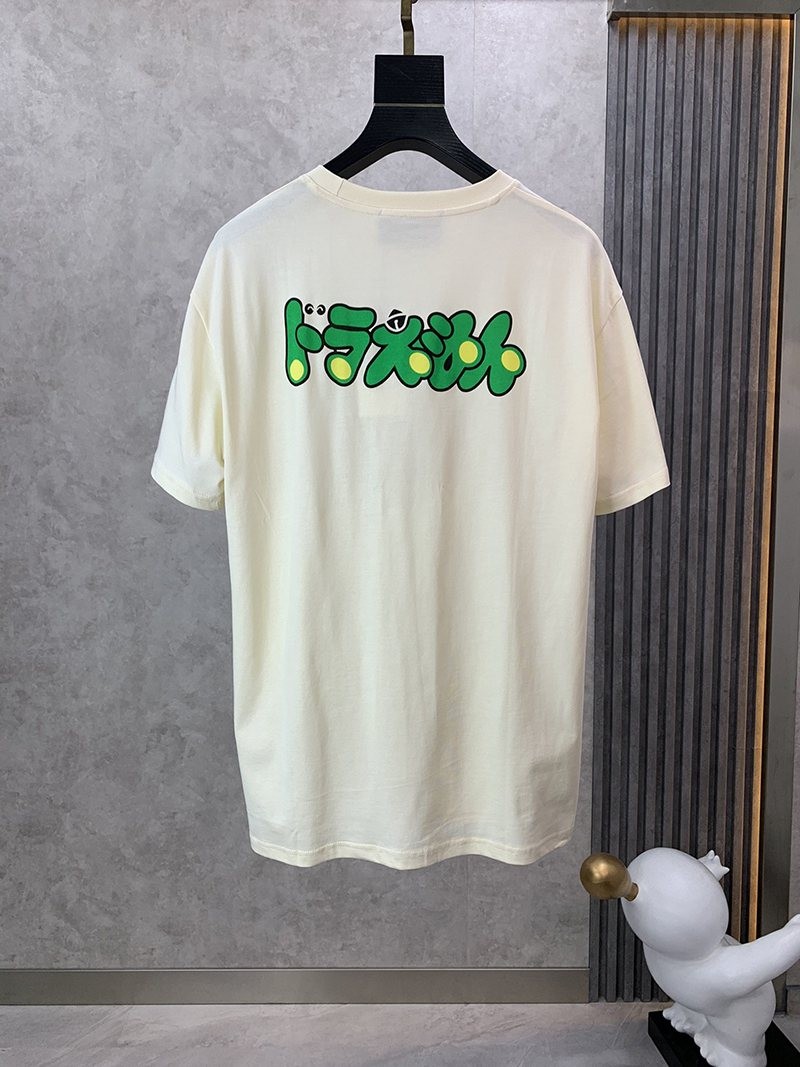 超話題!グッチxドラえもん 偽物★コラボ★オーバーサイズ Tシャツ gug48308