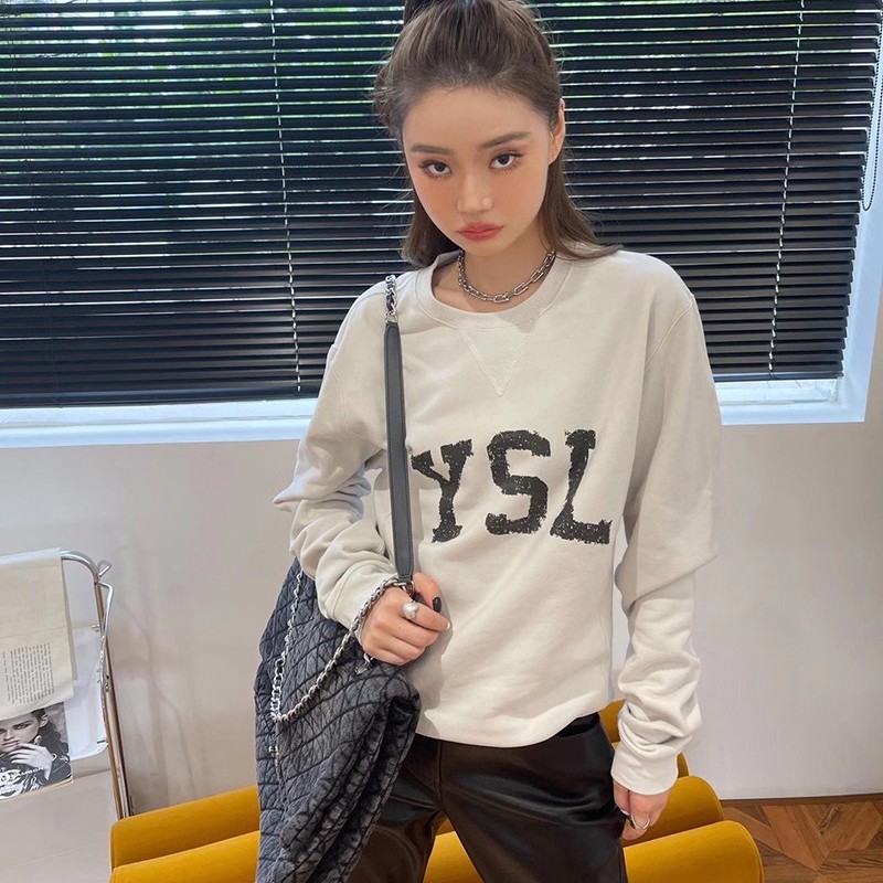 超話題!サンローラン トレーナー 偽物 YSL スウェットシャツ 666979Y36IP9766