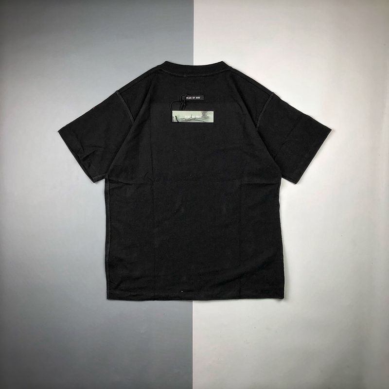 人気急上昇フィアオブゴッド FG Tシャツ 偽物 ブラック fip40677