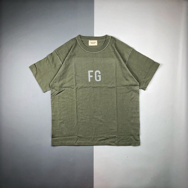 超希少！フィアオブゴッド FG Tシャツ 偽物 グリーン fit11955