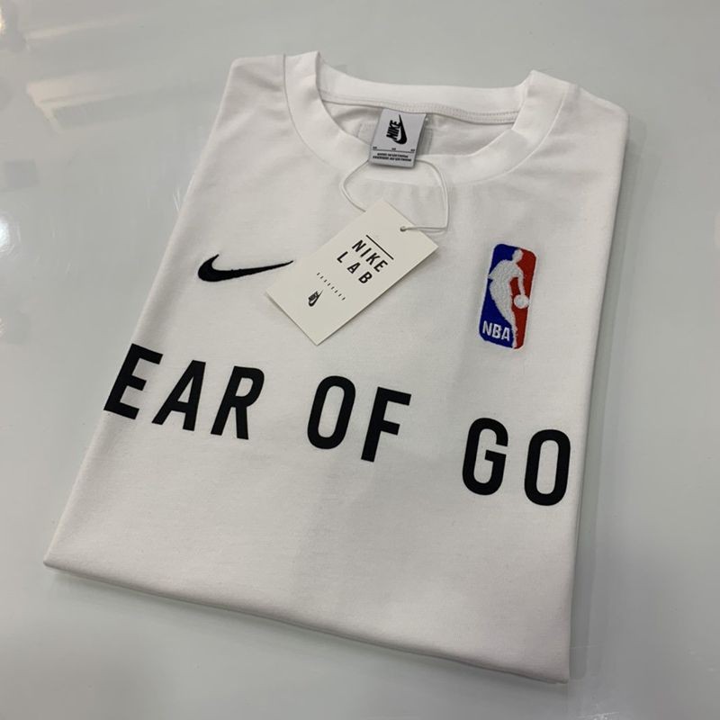 最安値挑戦フィアオブゴッド ナイキ NBA コラボ Tシャツ 偽物 ホワイト fiw83030