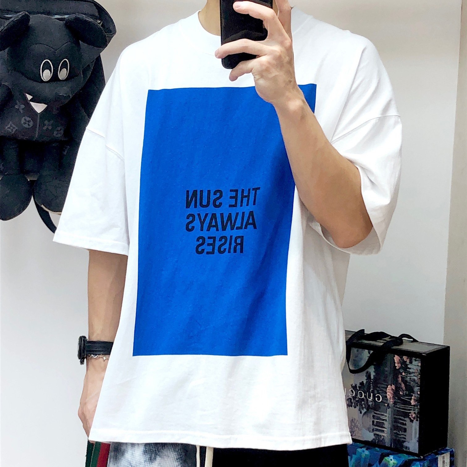 一目惚れ♪ジルサンダー Tシャツ 偽物 ロゴ プリント コットン 送関込み 2色 Jib98301