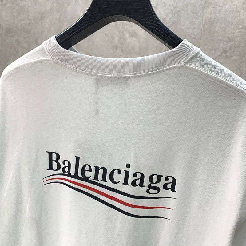 春もの新作バレンシアガ コピー POLITICAL CAMPAIGN REGULAR FIT Tシャツ ホワイト bai93248