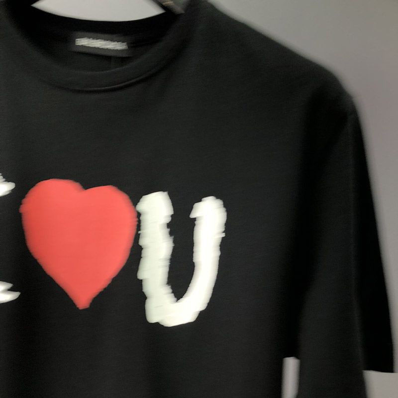 世界中で大人気♪バレンシアガ I LOVE U Tシャツ コピー ブラック baf87726