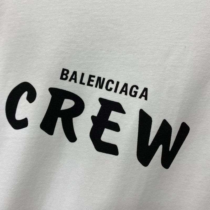 大人気！バレンシアガ CREWロゴ Tシャツ コピー ホワイト baa41967