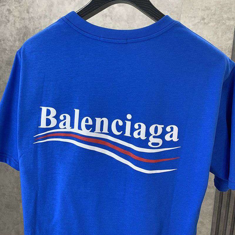 人気No1バレンシアガ 偽物 POLITICAL CAMPAIGN REGULAR FIT Tシャツ bau45511