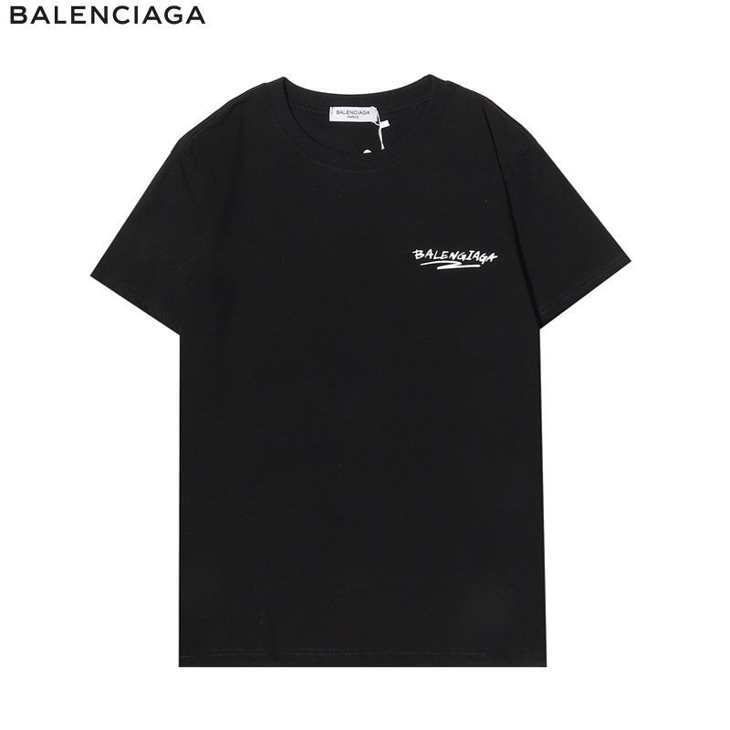 超話題!バレンシアガ 偽物 クルーネックロゴ Tシャツ 2色 baw37360