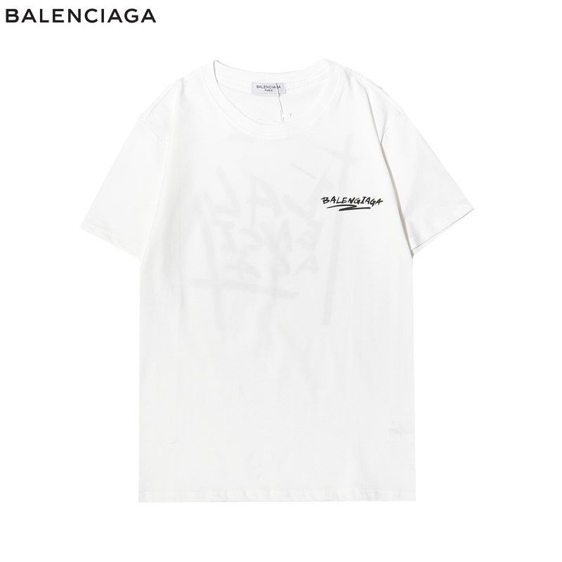 超話題!バレンシアガ 偽物 クルーネックロゴ Tシャツ 2色 baw37360