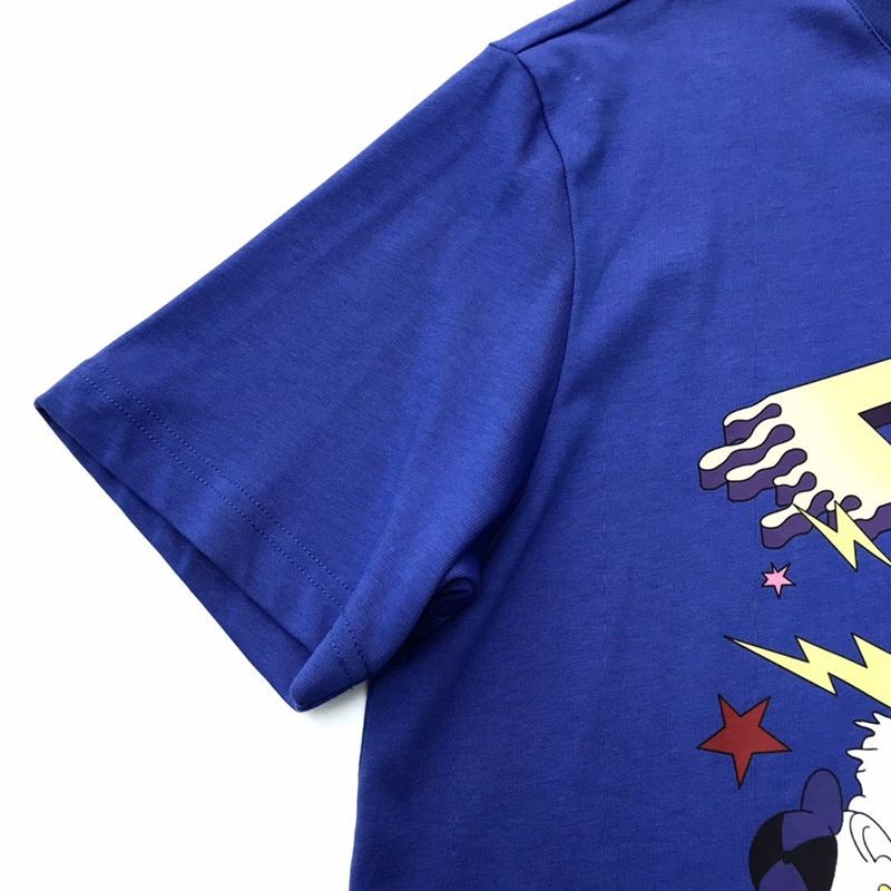 目を惹くカラー☆Disney x グッチ コラボ・ドナルドイラストTシャツ 偽物♪ gud18579