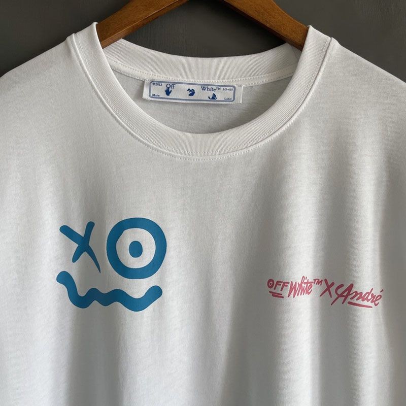 21AW新作オフホワイト グラフィティ アローロゴTシャツ コピー ofw33659