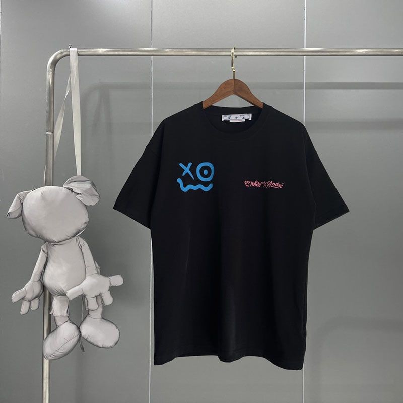 超話題!オフホワイト グラフィティ アローロゴTシャツ 偽物 ofc45272