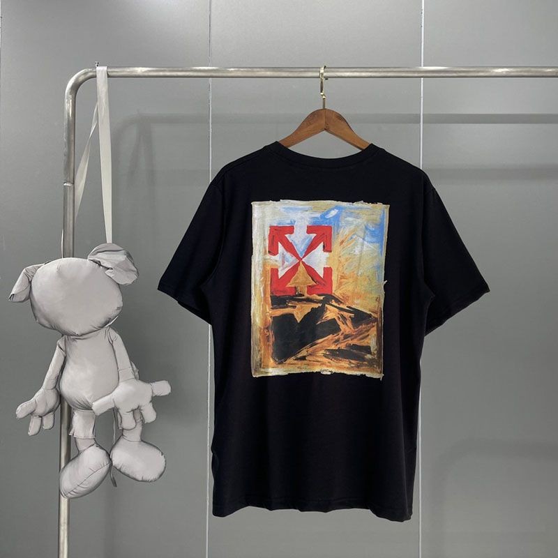 世界中で大人気♪オフホワイト グラフィティ アローロゴTシャツ コピー ofu86647