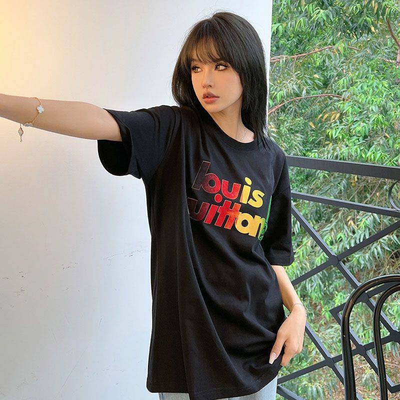 超話題!ルイヴィトン エブリデイLVクルーネック Tシャツ コピー vuh94108