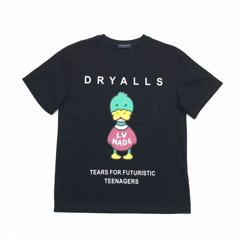 送料込【​ルイヴィトン×NIGOコラボ】ダック クルーネック Tシャツ スーパーコピー vun63916