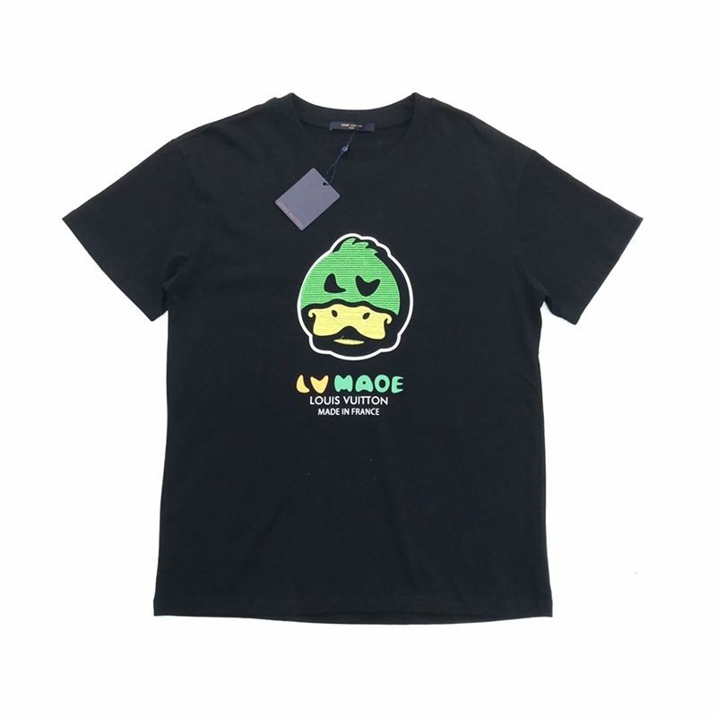 目を惹くカラー【​ルイヴィトン×NIGOコラボ Tシャツ 偽物】ダック クルーネック vue97675