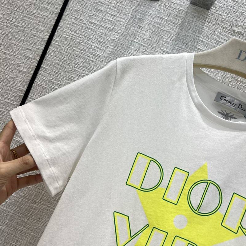 最安値挑戦ディオール VIBE Tシャツ 偽物 コットンジャージー & リネン dei13685