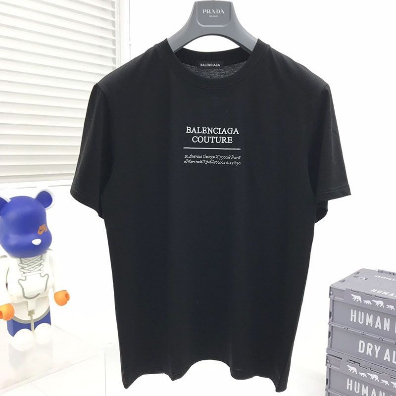 春もの新作【バレンシアガ】ロゴ入りコットン コピーTシャツ bas29296