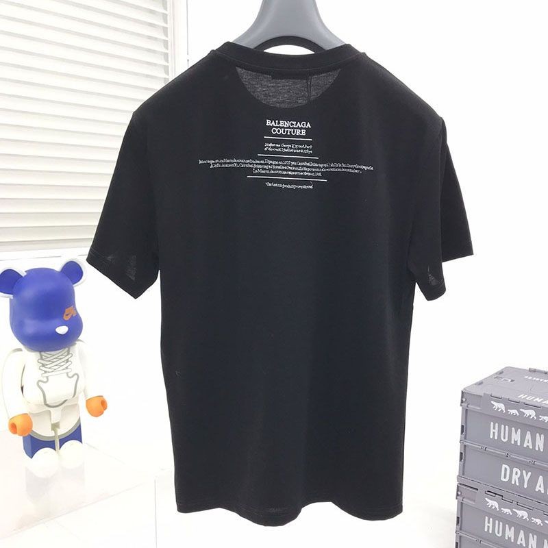 春もの新作【バレンシアガ】ロゴ入りコットン コピーTシャツ bas29296