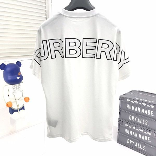 セール新作バーバリー Tシャツ スーパーコピー クルーネック 半袖 ロゴ Bay86994