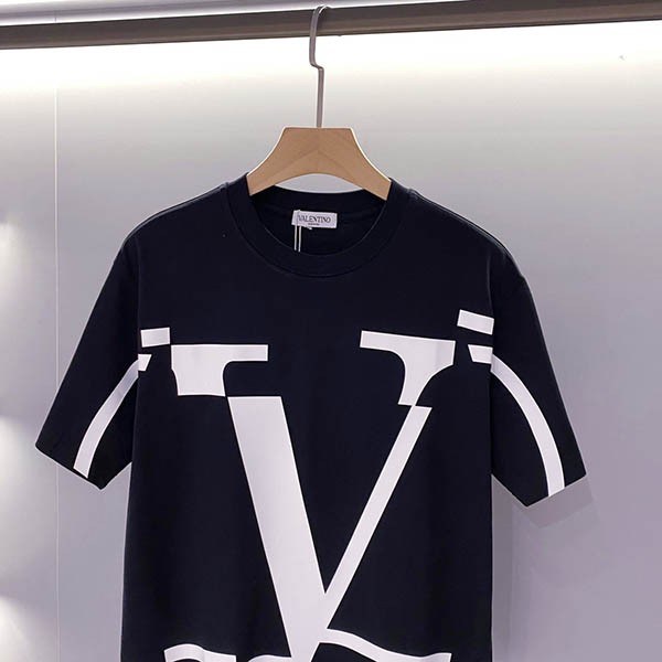 ヴァレンティノ Tシャツ コピー VLTN コットンロゴ Tシャツ 2色 Vut28423