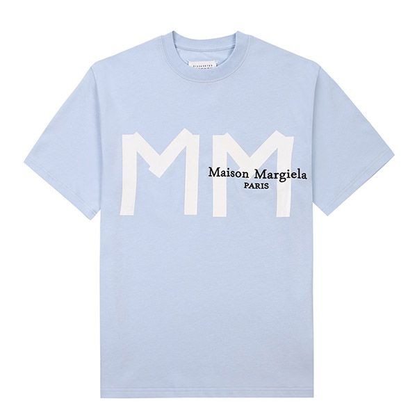 一目惚れ♪メゾンマルジェラ 偽物 ロゴ ピンクTシャツ Mao96948