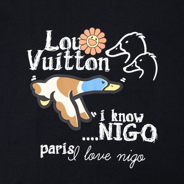 世界中で大人気♪ルイヴィトン nigo コラボ クルーネックTシャツ 偽物 ダック vut38937