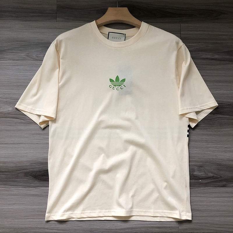 限定☆希少 グッチ アディダス"  Tシャツ 偽物 【追跡付】