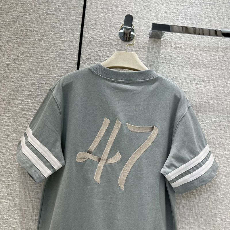 定番新作ディオール オーガニックコットンジャージー Tシャツ 偽物 deq36146