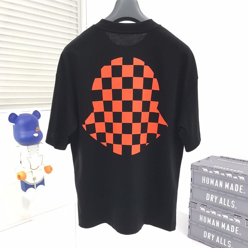 完売必至 モンクレール Tシャツ パロディ 半袖 クルーネック ロゴ 2色 8C00013829FB