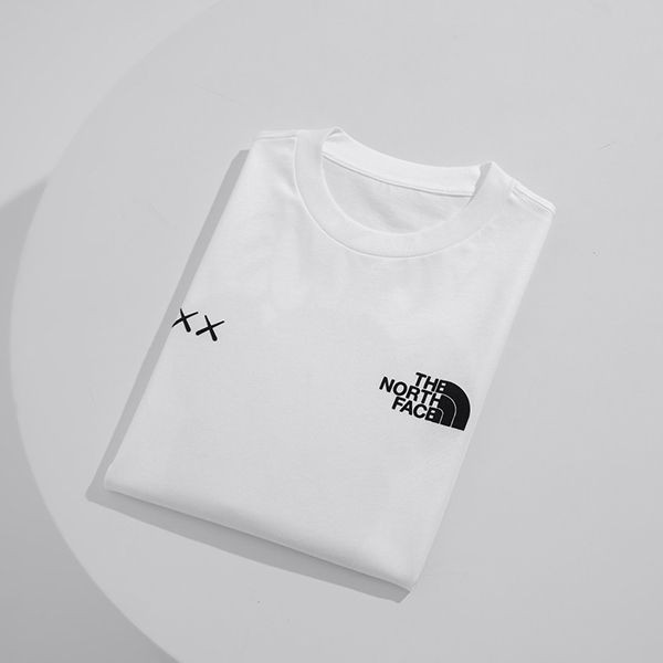 ノースフェイス XX KAWS コピー エンブロイダリー コットンTシャツ Nop85537