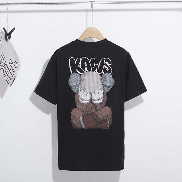 ノースフェイス XX KAWS 偽物 エンブロイダリー コットンTシャツ Noy44533