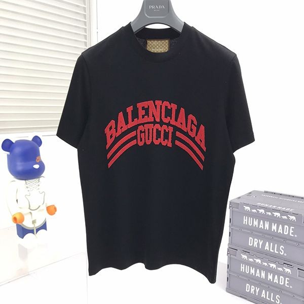 定番バレンシアガ グッチ 偽物 Tシャツ メンズ guh82247