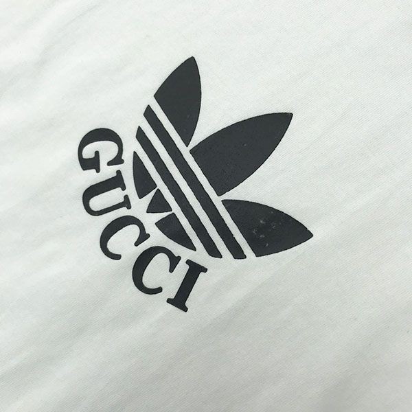 ☆超人気☆アディダス×グッチ コットンジャージー Tシャツ コピー gua47710