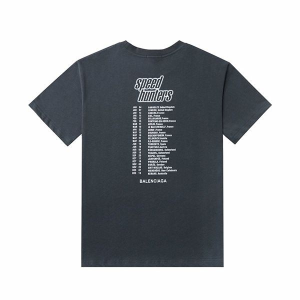 バレンシアガ★スピードハンターズ 偽物 アップサイドダウン Tシャツ 698811TMVC91000