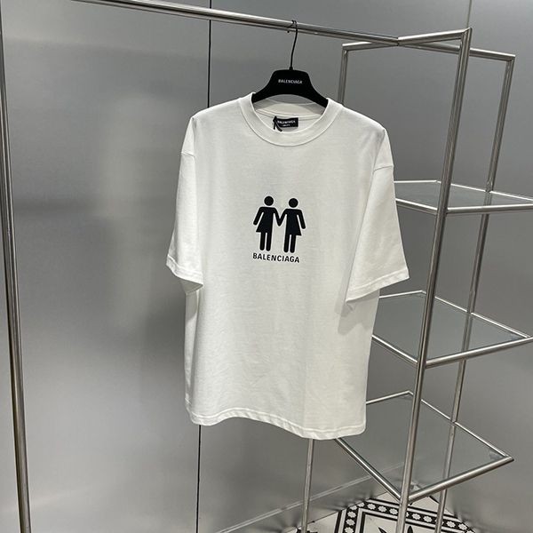 完売必至バレンシアガ PRIDE 22 オーバーサイズ ロゴTシャツ 偽物 2色 bay78928