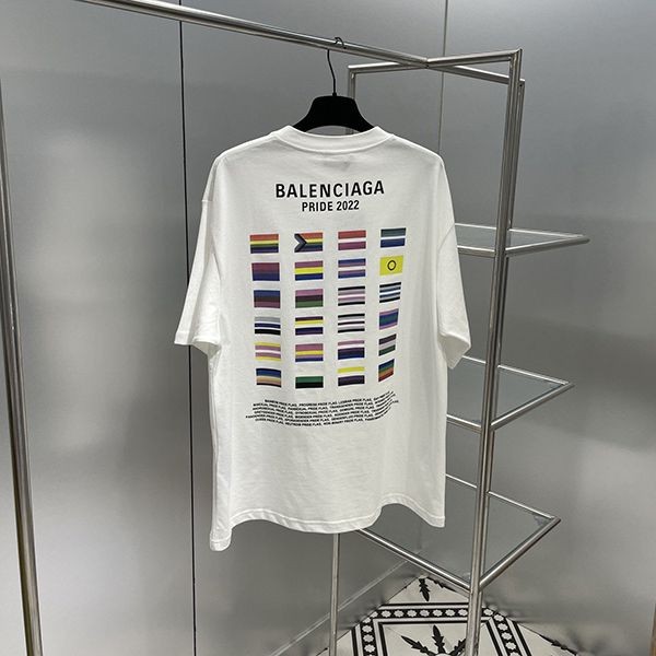 完売必至バレンシアガ PRIDE 22 オーバーサイズ ロゴTシャツ 偽物 2色 bay78928